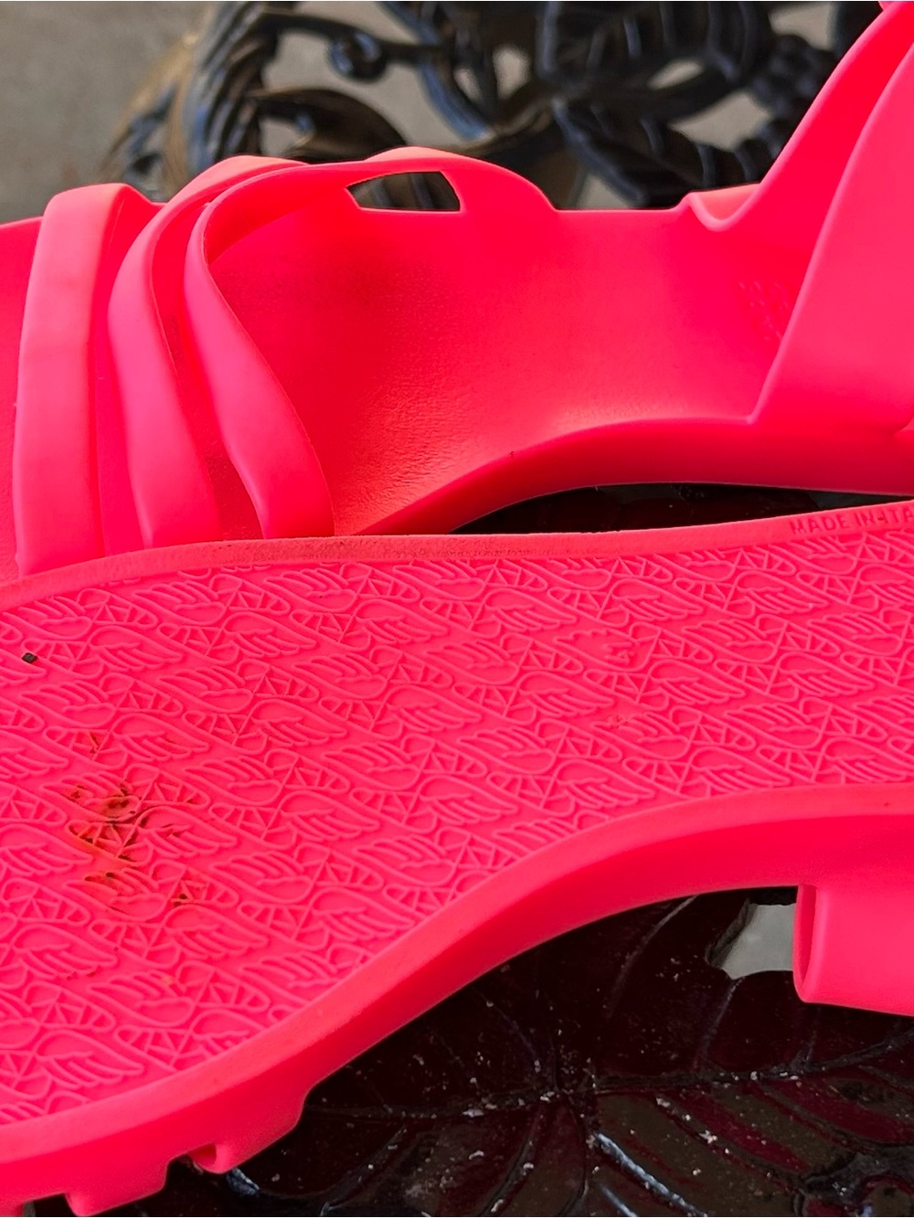 Sandals Ancient Greek Pink Strappy Jelly Sandals for Women 41 /10/10.5 - Picture 6 of 9